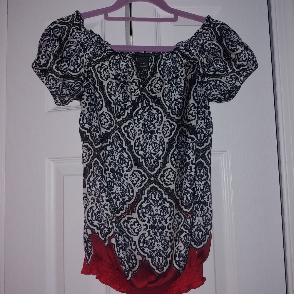 White House Black Market silky blouse